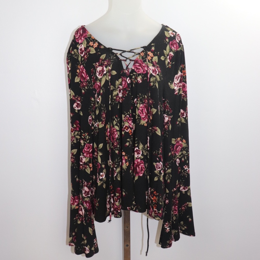 Floral long sleeve woman’s shirt